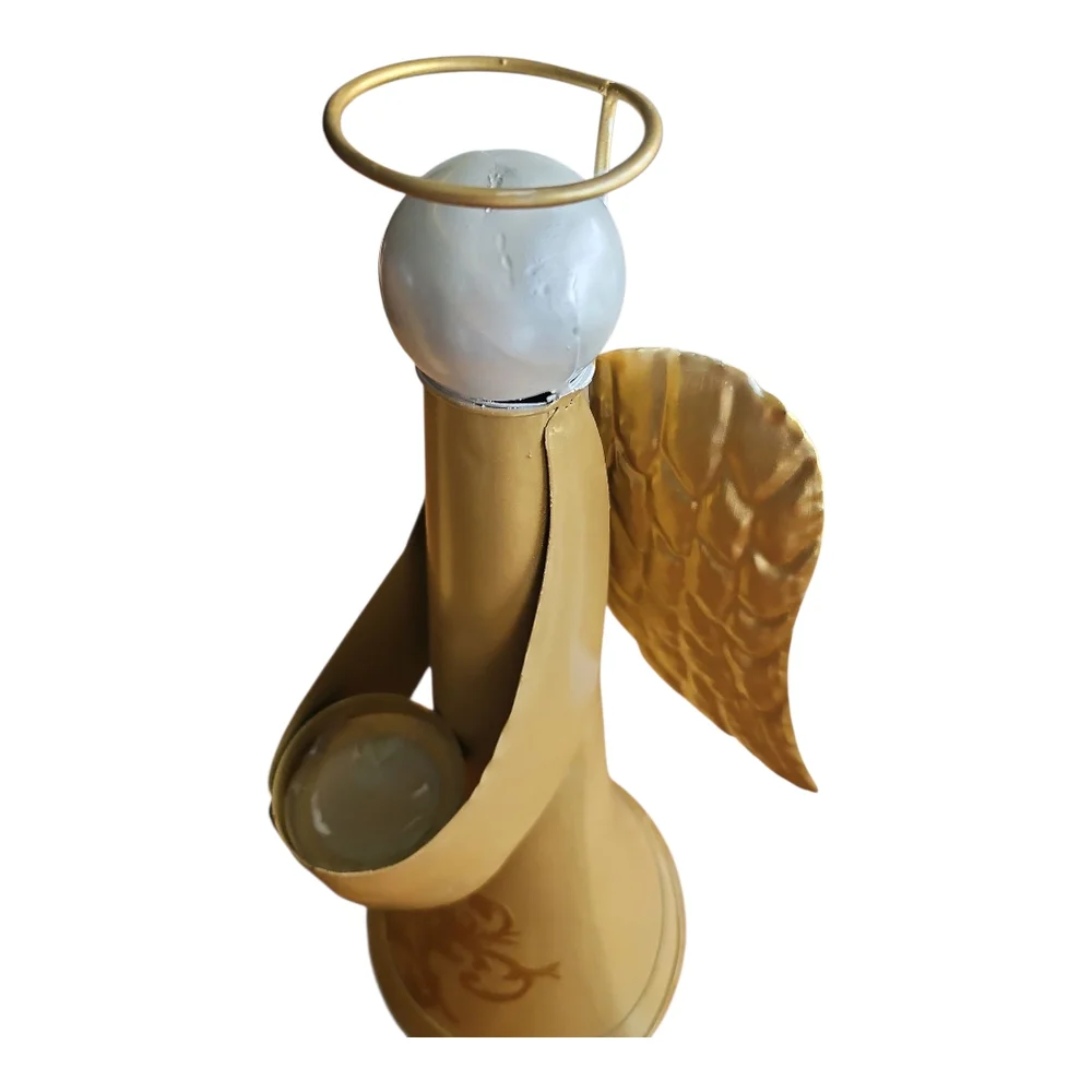 Gold Angel Candle Holders